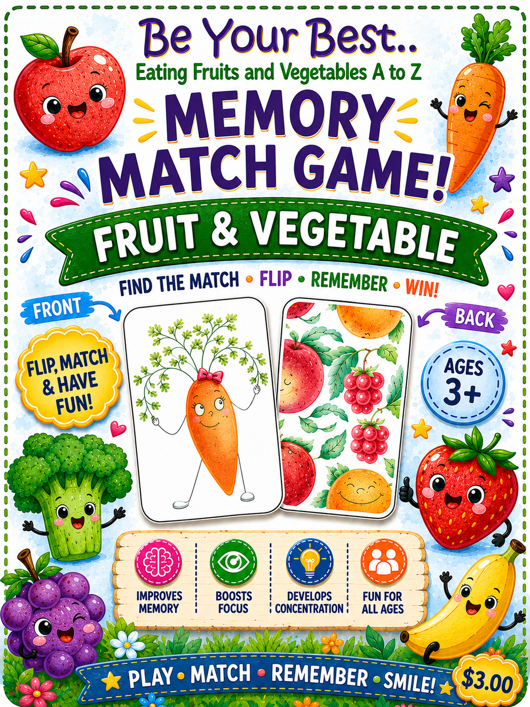 Be Your Best... Memory Match Game